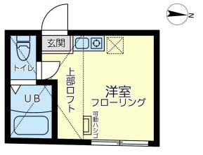 GARDEN ウエスト ROKUGO(ワンルーム/1階)の間取り写真
