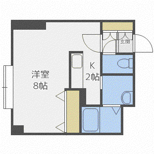 KS STAGE ASAHIMACHI(1K/10階)の間取り写真