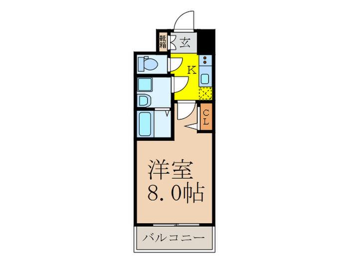 ララプレイス新大阪LD(1K/10階)の間取り写真