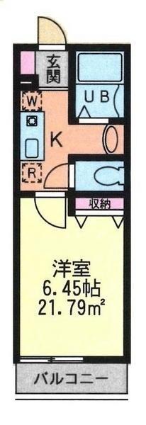JSコート駒沢(1K/3階)の間取り写真