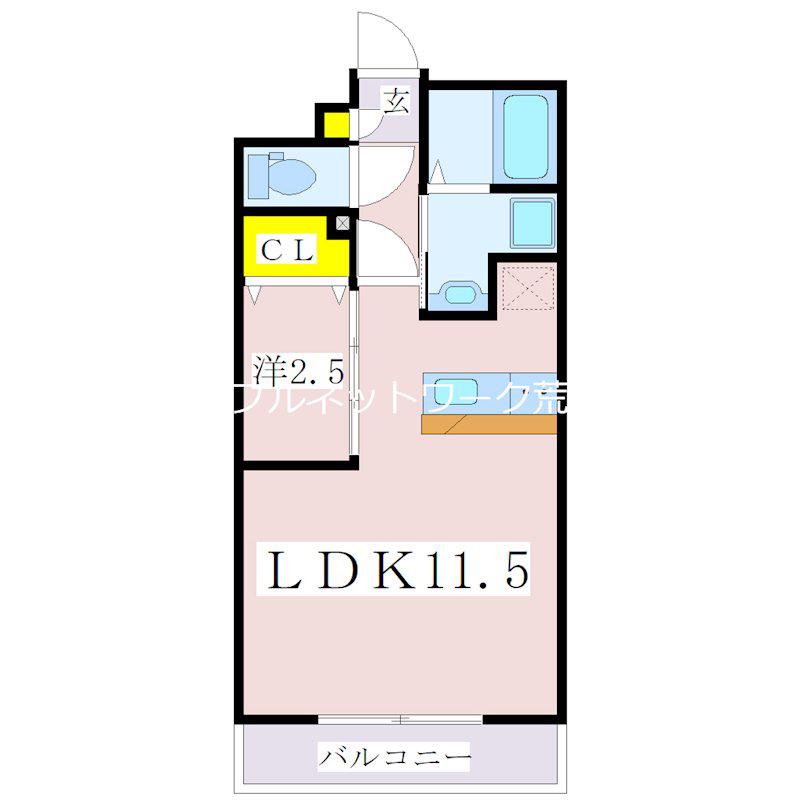YSBLD.22(1LDK/3階)の間取り写真
