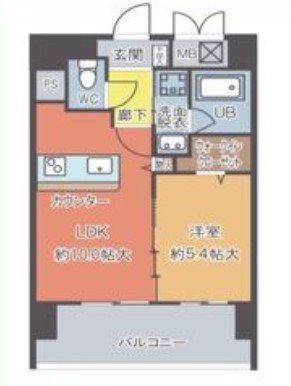 プランドール千種(1LDK/7階)の間取り写真