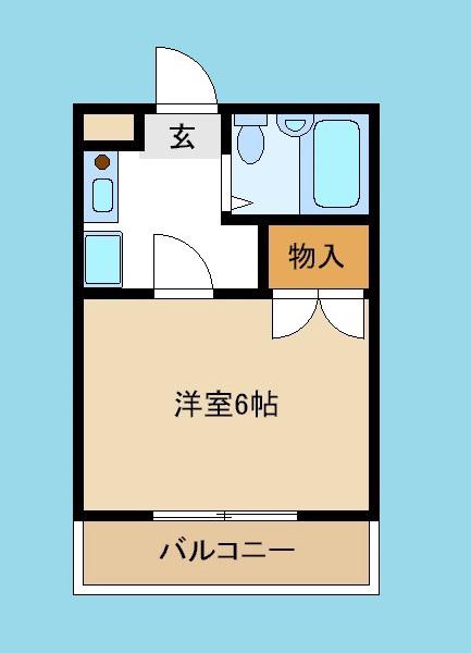 ユーモ榎本(1K/4階)の間取り写真