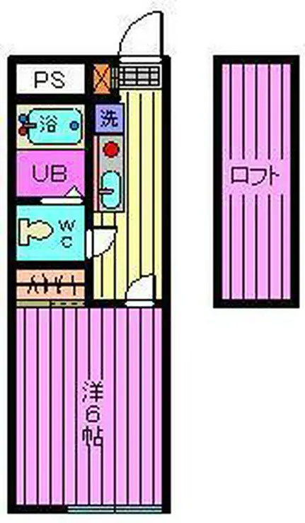 花梨I番館 2階階 間取り