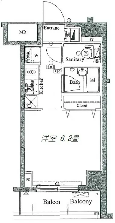 ARTESSIMO LINK BREZZA 4階階 間取り