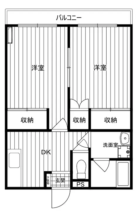 ミッシェルホームズ淵野辺 2階階 間取り
