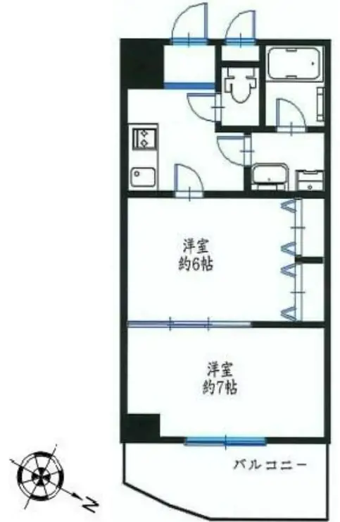 日神デュオステージ町田 7階階 間取り