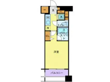 パレステュディオDOLCE本駒込(1K/2階)の間取り写真