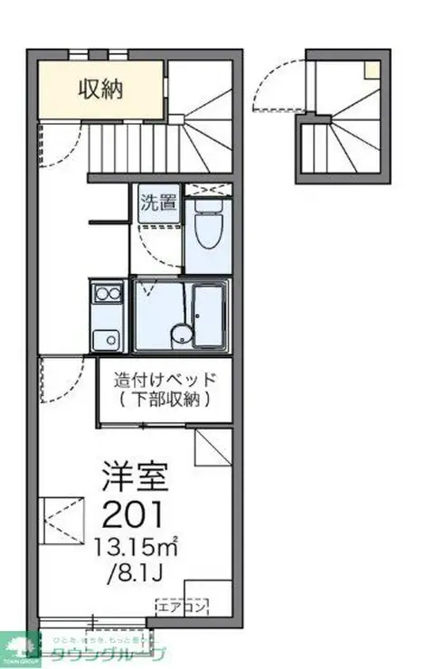 レオネクストフィロ 前沢宿I 2階階 間取り