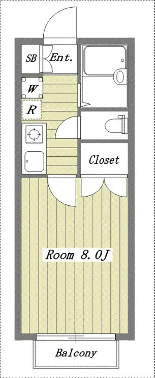 メゾンINA 1階階 間取り