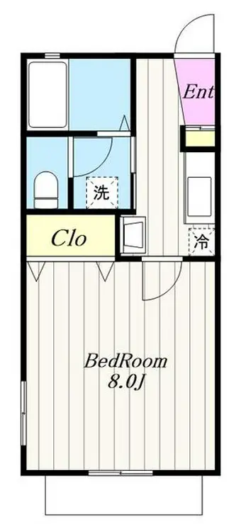 サンモリッツ 1階階 間取り