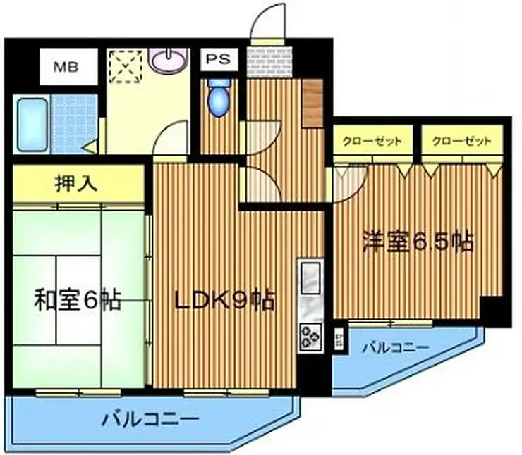 けやき坂マンション 3階階 間取り