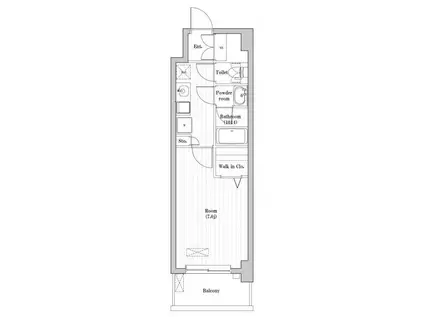 文京本駒込レジデンス(1K/3階)の間取り写真