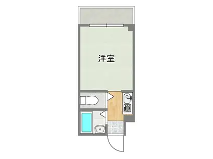 LEALEA上新庄11番館(ワンルーム/7階)の間取り写真