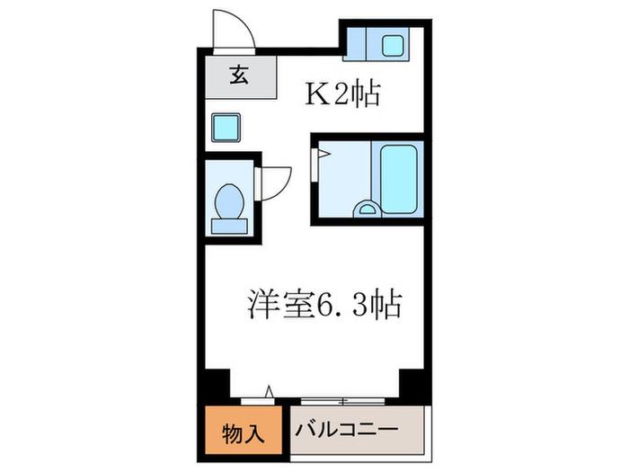 ISEYAHOUSE(1K/1階)の間取り写真