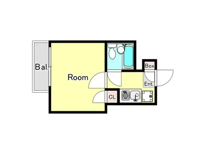 ガーデンスクエア国立(1K/3階)の間取り写真