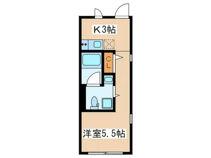 ハッピーハイツ88(3DK/2階)の間取り写真