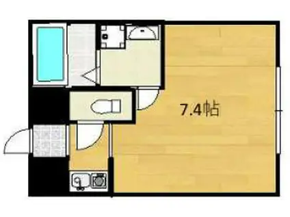 メゾン裕(1K/3階)の間取り写真