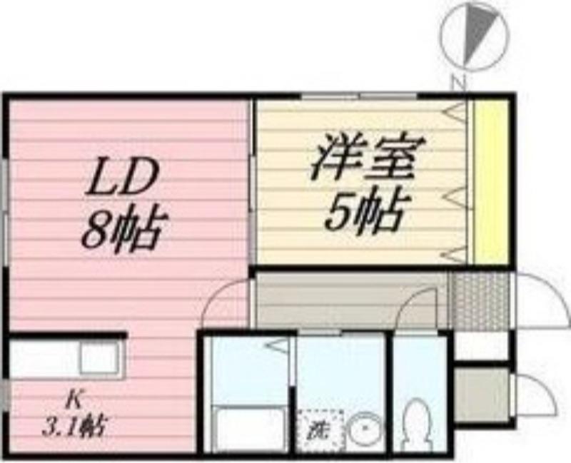 プルーオムN10(1LDK/3階)の間取り写真