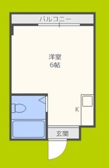 ジオナ柴島III(ワンルーム/4階)の間取り写真