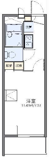 レオパレスエスぺランサ(1K/2階)の間取り写真