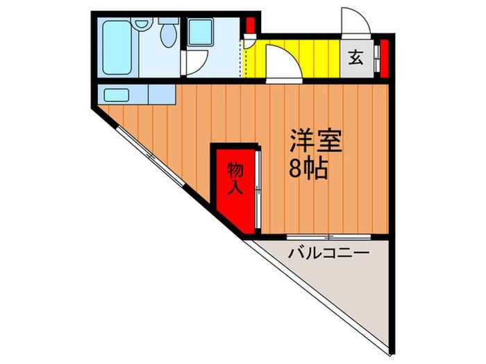 アーバンNS門真(ワンルーム/3階)の間取り写真
