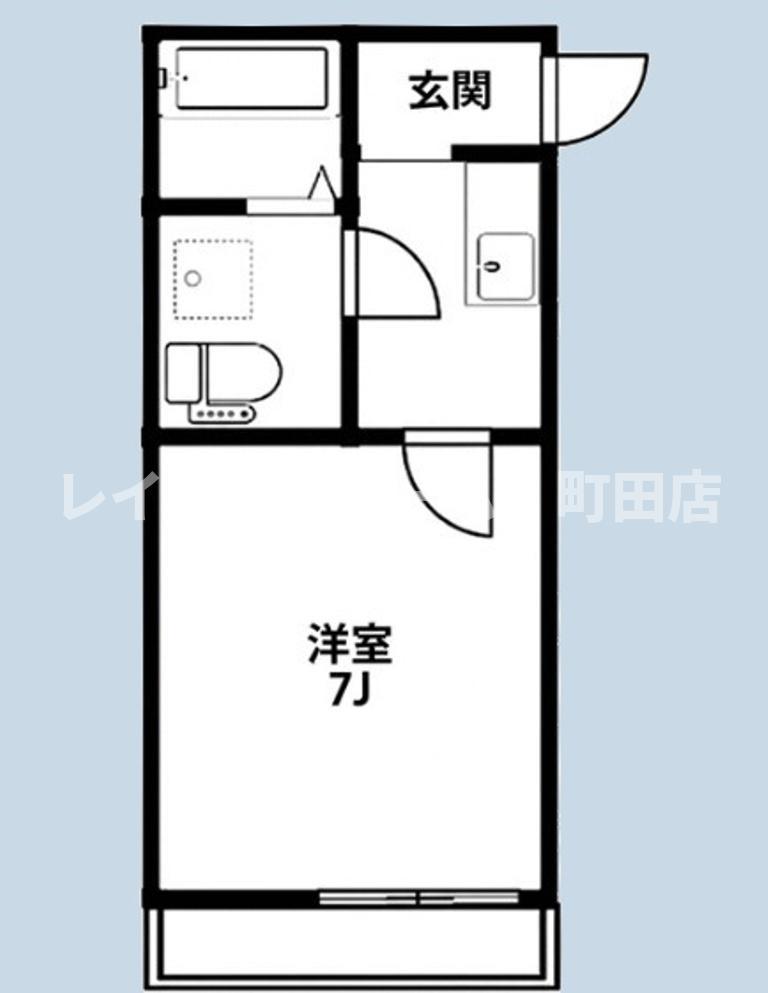 グランハート(1K/1階)の間取り写真