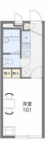 レオパレス保土ヶ谷坂本町(1K/2階)の間取り写真