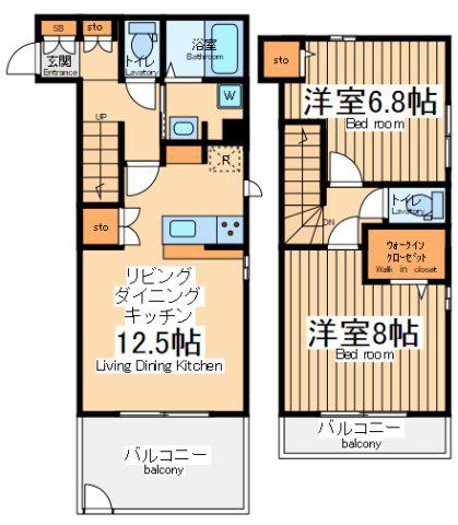 GRAND SOLEIL(3LDK/1階)の間取り写真