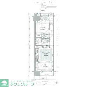 プレサンスジェネ新栄町駅前 葵(1LDK/10階)の間取り写真