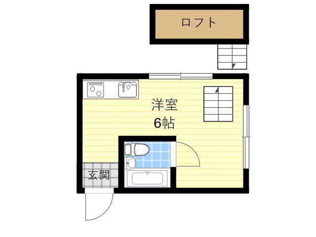 FROM10(ワンルーム/4階)の間取り写真