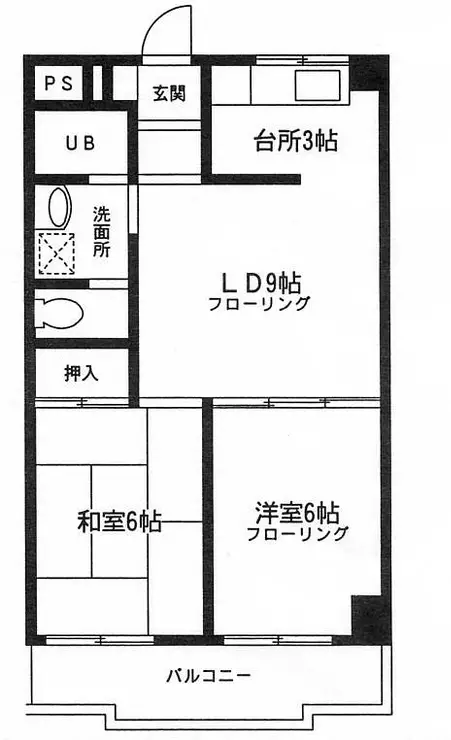 サンフォレスト梶ヶ谷 3階階 間取り