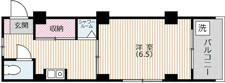 サンシティ春日 1階階 間取り