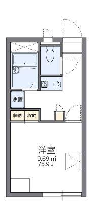 レオパレス須磨の森アネックス(1K/1階)の間取り写真