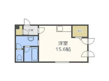 FINEST08BLD(ワンルーム/3階)の間取り写真