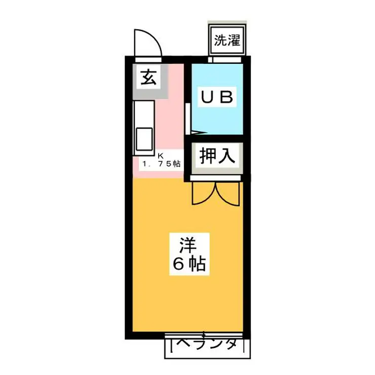 ブルーム一ツ橋 2階階 間取り