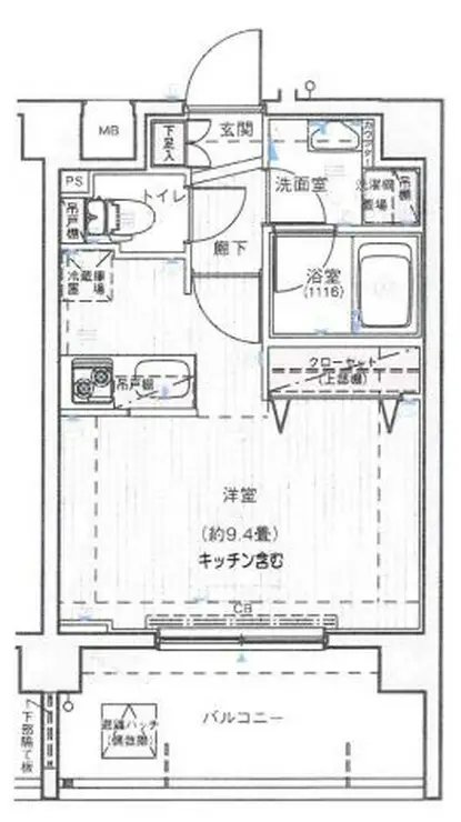 プレール・ドゥーク新宿御苑II 2階階 間取り