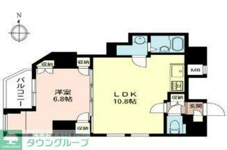 ビバリーホームズ三鷹 11階階 間取り