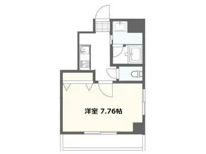 UGHD水天宮前(1K/4階)の間取り写真