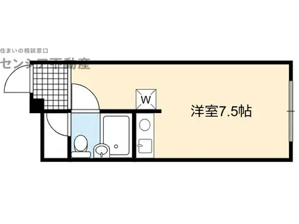 関目グローリーハイツ(ワンルーム/4階)の間取り写真