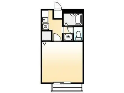 フォーユーパレス御幸(1K/2階)の間取り写真