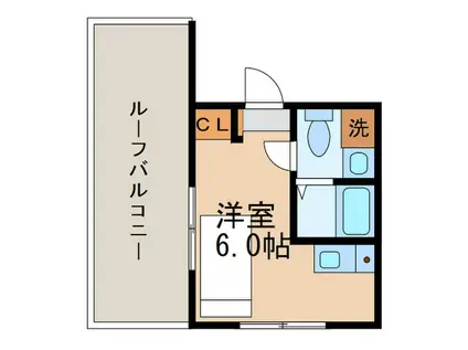 LA BLANCHEUR KOMAZAWA(ワンルーム/3階)の間取り写真