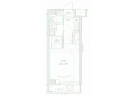 リルシア グランデ 川崎大師公園(1K/6階)の間取り写真