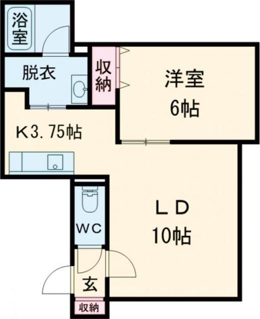 HINATA HOUSE(1LDK/2階)の間取り写真