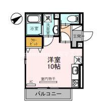 ウエストアロー阿波座(ワンルーム/3階)の間取り写真