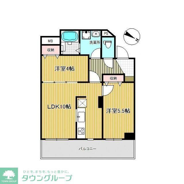 桜木-MSK(ワンルーム/5階)の間取り写真