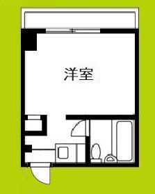 アクティー玉出(ワンルーム/4階)の間取り写真