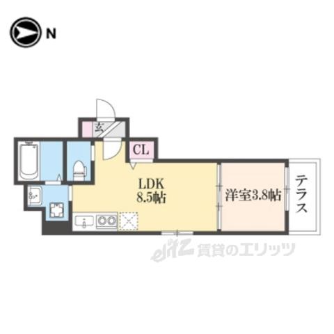 FASESIA ORCUS(1LDK/1階)の間取り写真