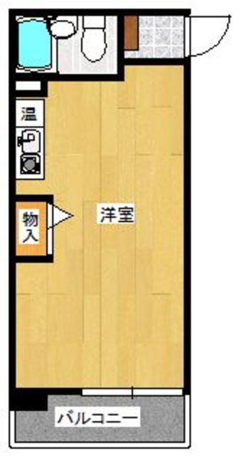 エルスタンザ春日原(ワンルーム/2階)の間取り写真
