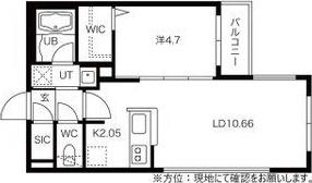 CASA VICOLO千歳(1LDK/4階)の間取り写真